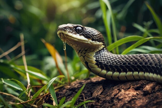 Serpiente en la naturaleza