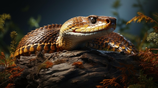 Las serpientes son un suborden de la clase de reptiles de la división Scalyidae criaturas venenosas depredadoras temibles y hermosas escamas y piel peligrosas