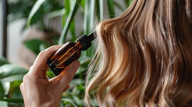Serum para o cabelo com óleo de argão orgânico