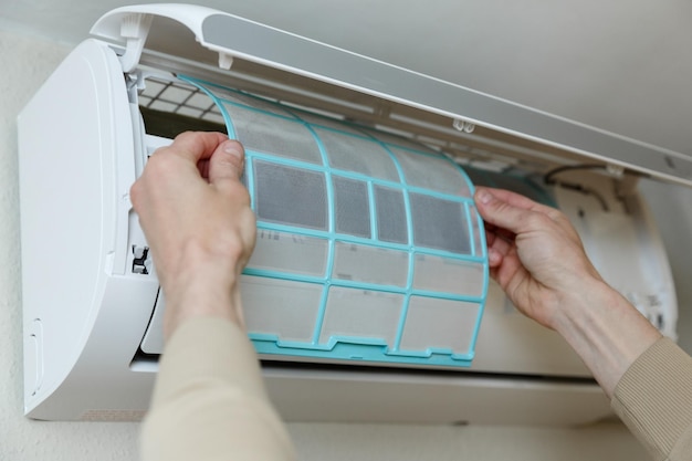 Servicio de limpieza de filtros de aire acondicionado Mantenimiento del hogar