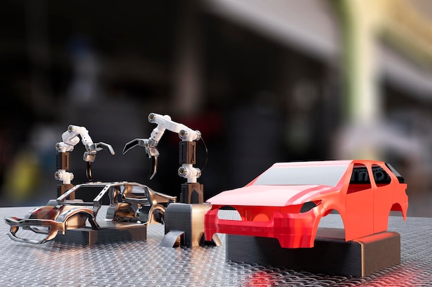 Servicio de procesamiento de producción de automóviles en fábrica robot robot de mano de brazo de control robótico de alta tecnología robot artificial para tecnología de automóviles en concesionario de garaje con cyborg de mano de tecnología