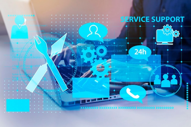 Servicio telefónico las 24 horasServicios de apoyo de consultas durante todo el día