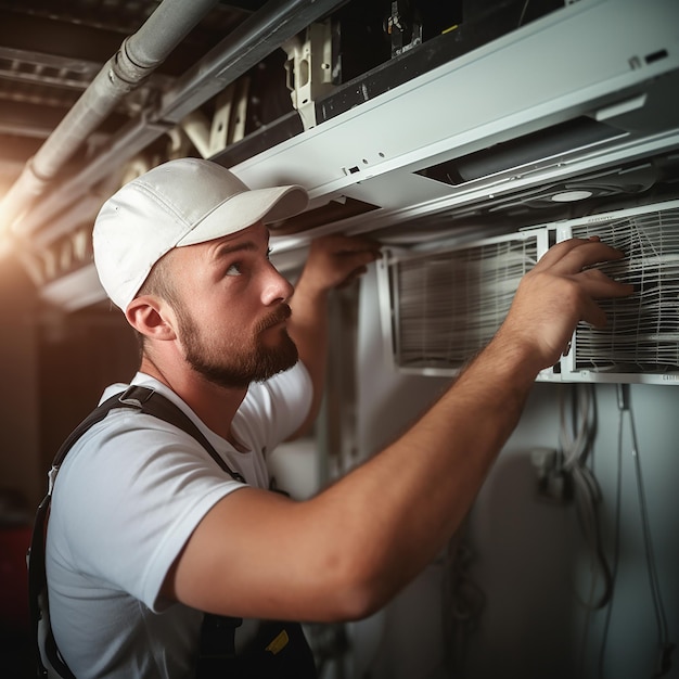 Serviço de instalação e reparação de sistemas de ventilação