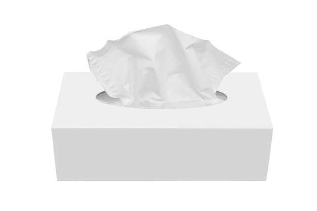 servilletes de papel en una caja