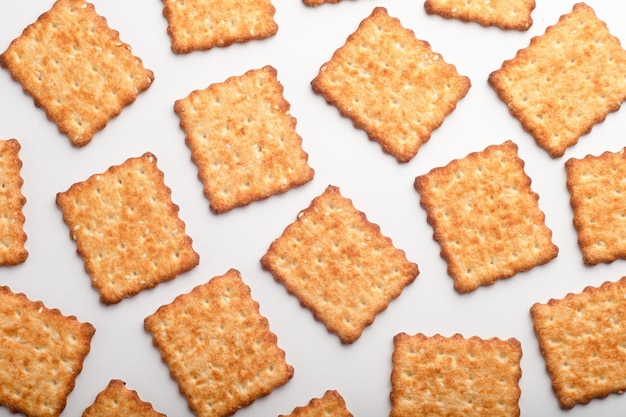 Sesam-Cracker-Cracker-Cookie-Cracker auf verschiedenen Hintergründen