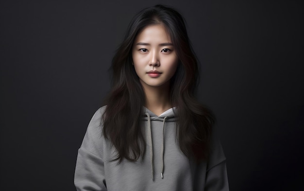 Sesión de fotos de estudio de mujeres jóvenes de Corea del Sur