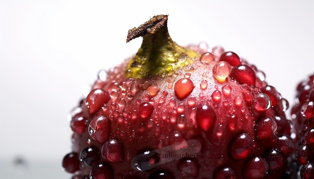 Una sesión de fotos de frutas muy detallada y de calidad hd concepto de frutas