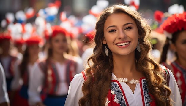 Sessão de fotos de celebração de Fiestas Patrias Chile