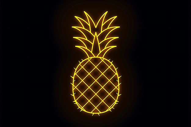 Set aus einfachen Ananas 8-Bit-Pixeln mit Blättern und Stacheln und Diag-Spiel-Asset-T-Shirt-Konzeptkunst