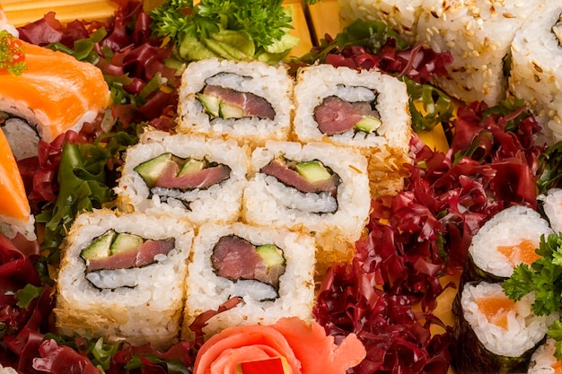 Set Sushi und Rollen