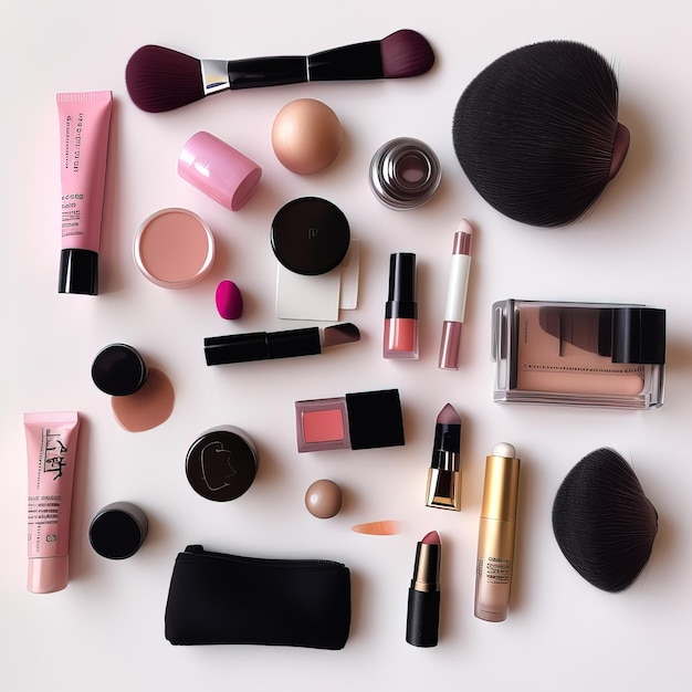 Set von kosmetischen Produkten