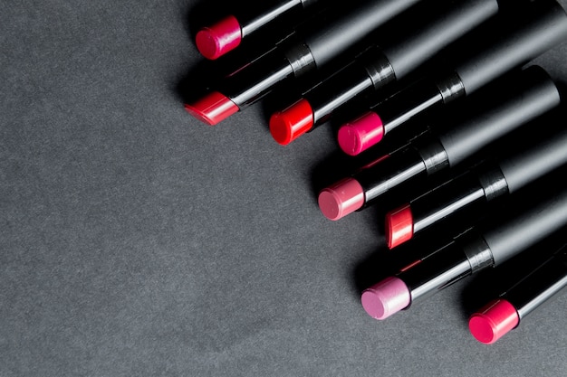 Set von matten Lippenstiften