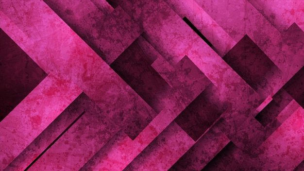 Setas abstratas rosa grunge fundo geométrico