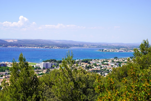Sete Stadt südfranzösische Mittelmeerküste des Languedoc in Draufsicht