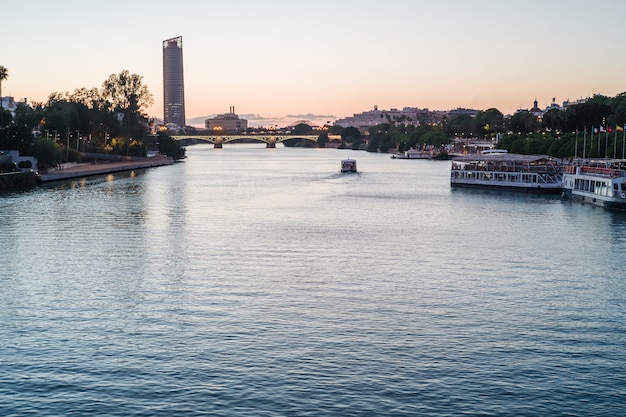 Sevilla, der Fluss Guadalquivir