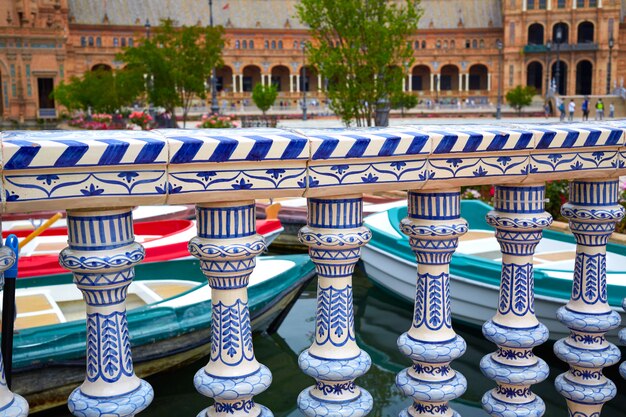 Sevilla Plaza de Espana Andaluzia Espanha