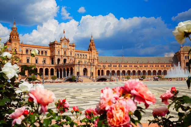 Sevilla plaza de españa em andaluzia