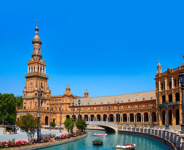 Foto sevilla plaza de españa andalucía españa