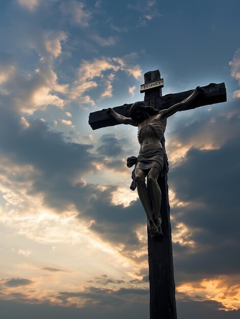 Foto sexta-feira santa imagem de jesus na cruz