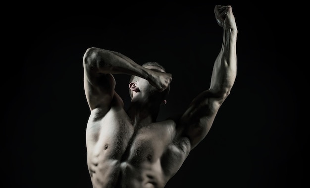 Foto sexy hombre modelo cuerpo desnudo torso sexy hombre desnudo seductor gay hombre musculoso sin camisa hombre atractivo