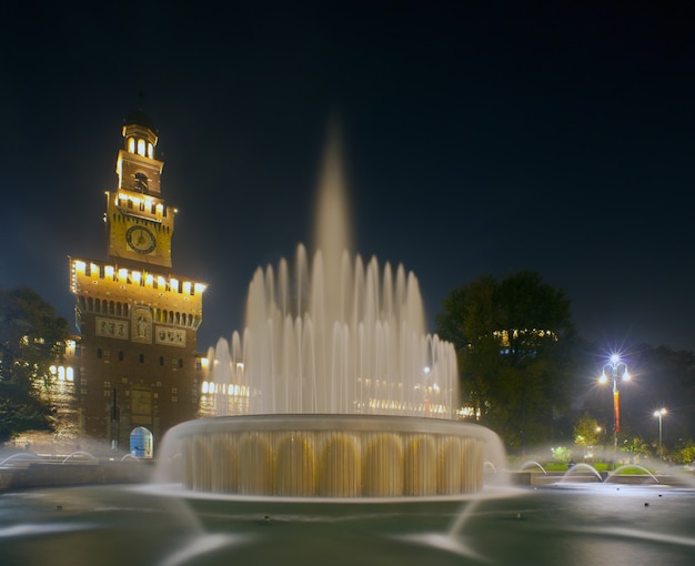 Sforzesco Schloss in Mailand, Italien