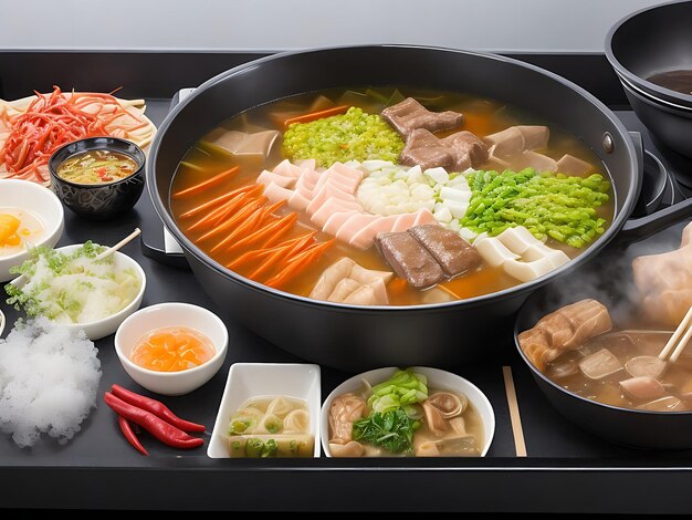 Foto shabu yentafo hotpot el gran conjunto de fotos