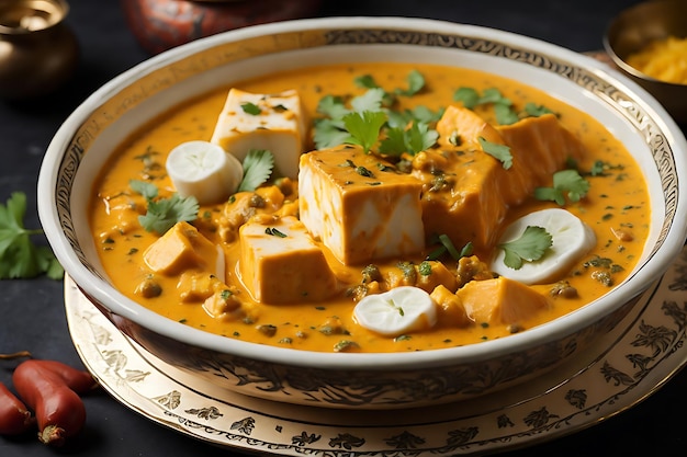 Shahi Paneer un plato principal indio