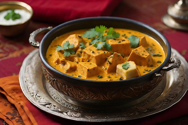 Shahi Paneer un plato principal indio