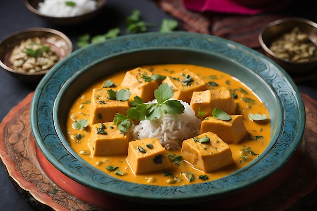 Shahi Paneer um prato principal indiano