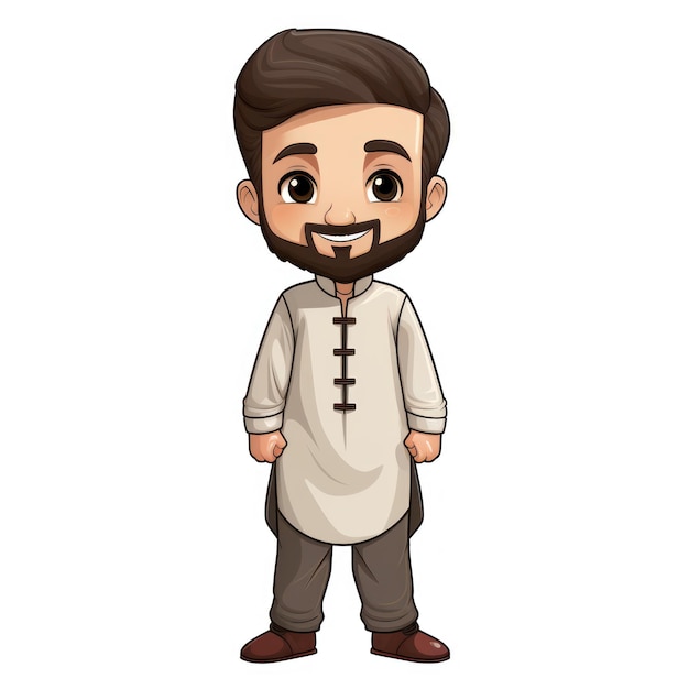 Shalwar und Sherwani-Ikone