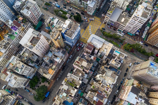 Sham Shui Po, Hong Kong 09 de octubre de 2019: ciudad de Hong Kong