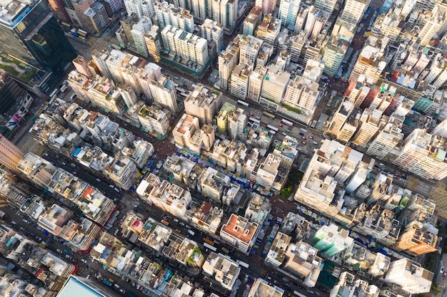 Sham Shui Po, Hongkong, 11. September 2018: - Stadt Hongkong