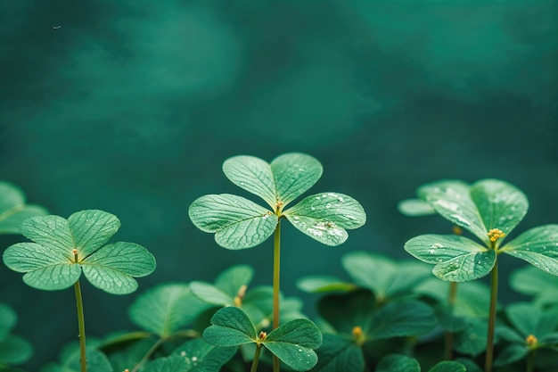 Shamrock Clover Patch para o Dia de São Patrício