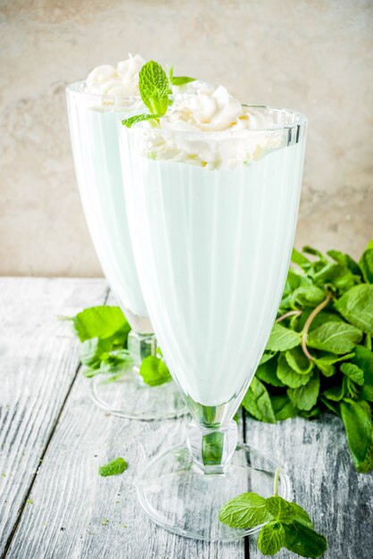 Shamrock mint shake