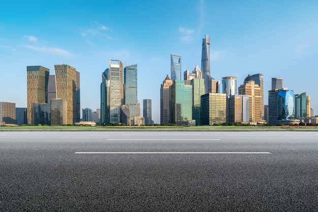 Shanghai Lujiazui Skyline Paisaje Arquitectónico