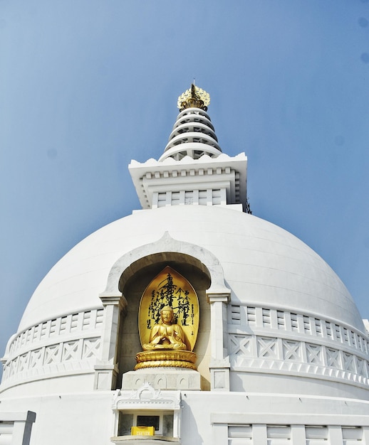 shanti stupa Rajgir en la India