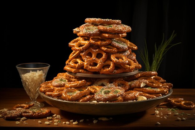 Shawarma gewürzte Pretzels