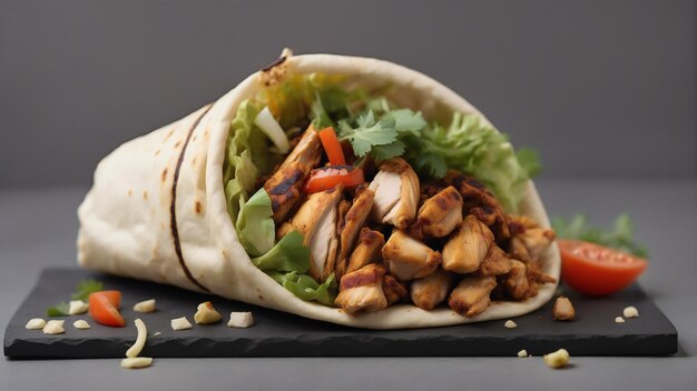 El shawarma de pollo