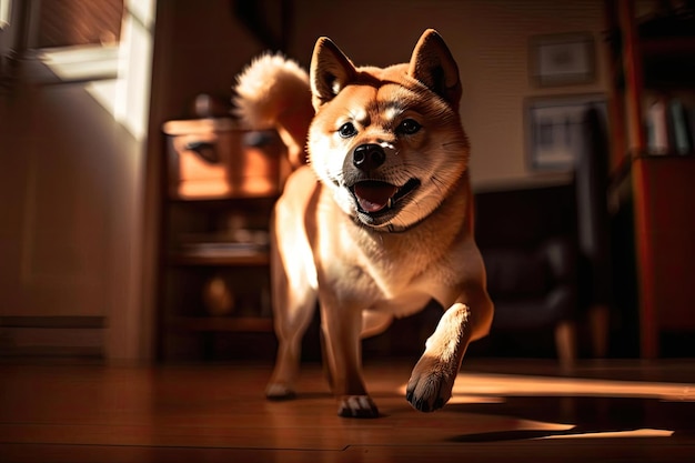 Shiba Inu brincalhão