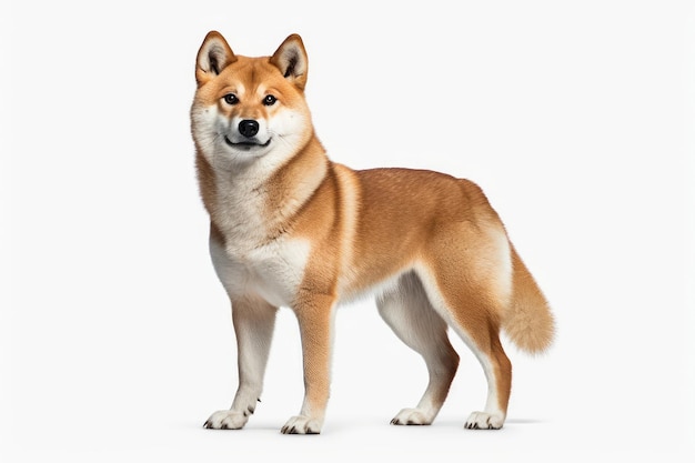 Shiba inu cachorro ilustração criativa generativa ai