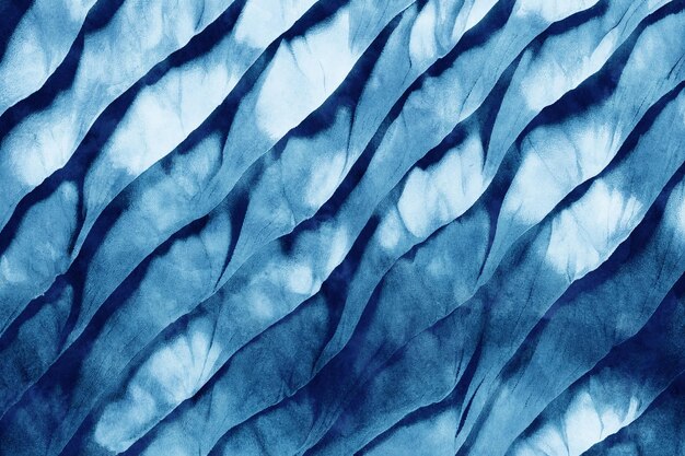 Shibori Indigo Japanische Stofffärbung Textur