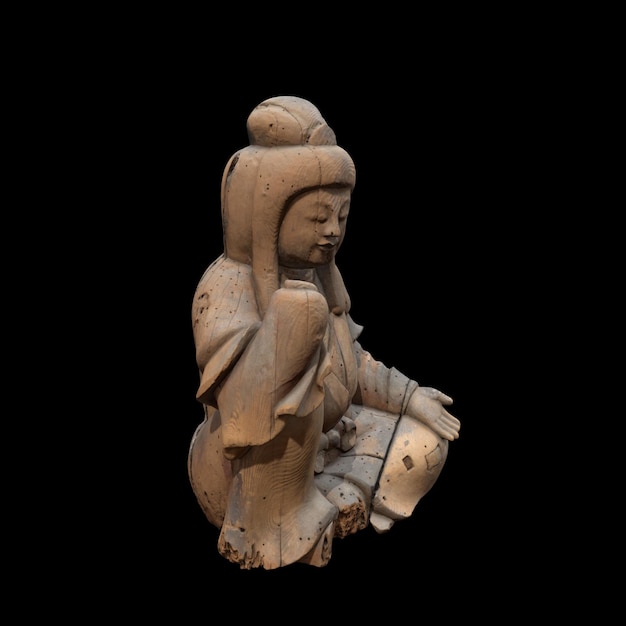 Shinto-Gottheiten Alte Staue Art Feng historisches Artefakt altes Objekt