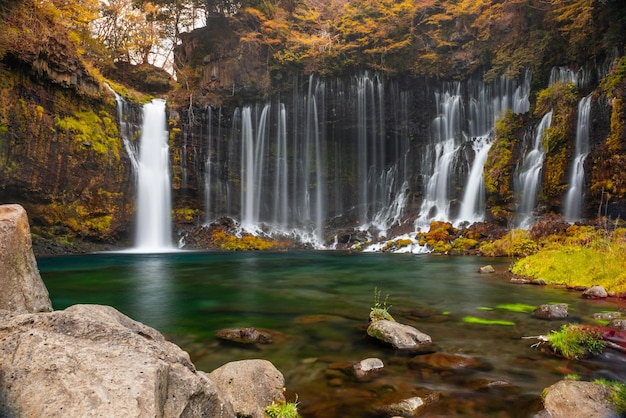 Shiraito Falls em Fujinomiya Japão