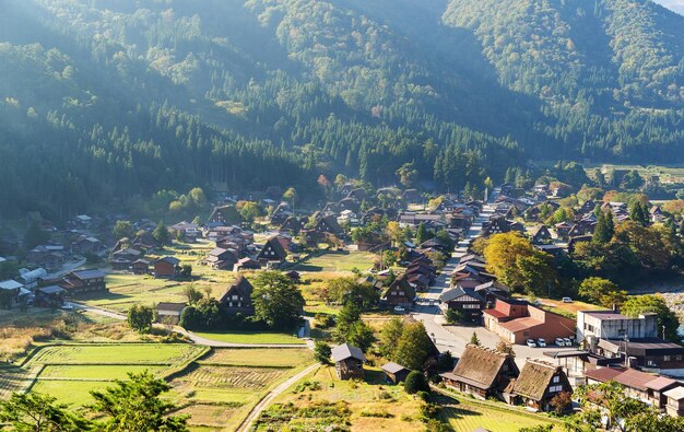 Shirakawa en Japón