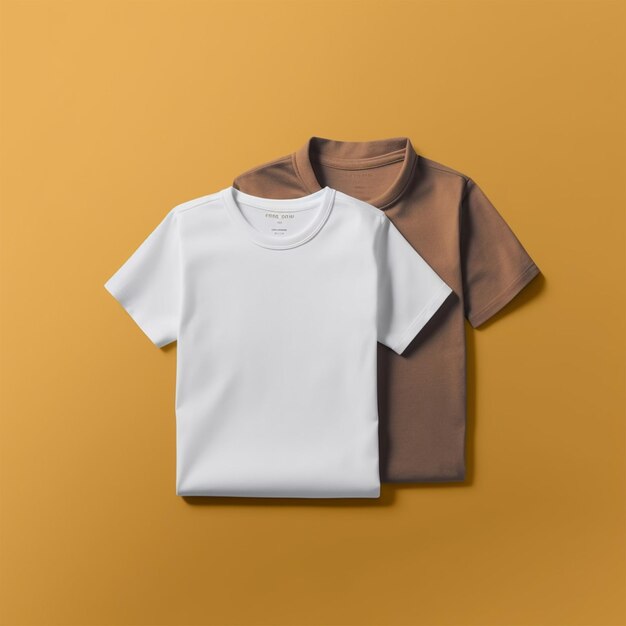 Shirt-Mockup-Konzept mit einfacher Kleidung