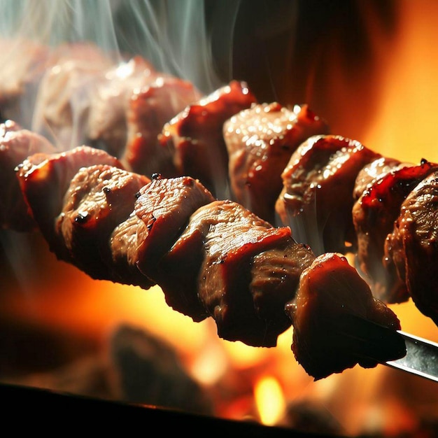 Shish Kebab gourmet con un toque especiado