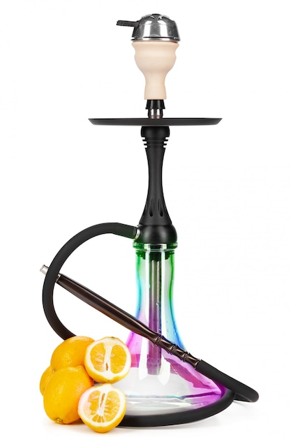 Foto shisha mit früchten