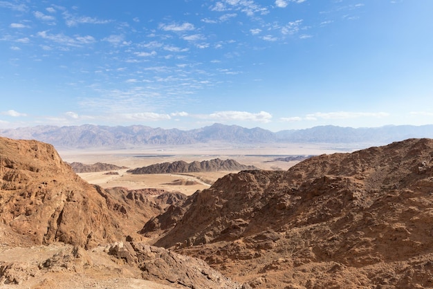 Shkhoret Canyon no deserto de Arava Israel