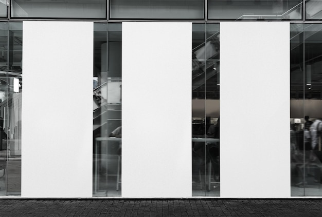 Shop-Banner-Schild png-Mockup transparente Geschäftswerbung