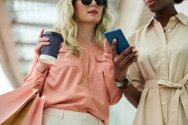 Shopaholics Checking Mobile App